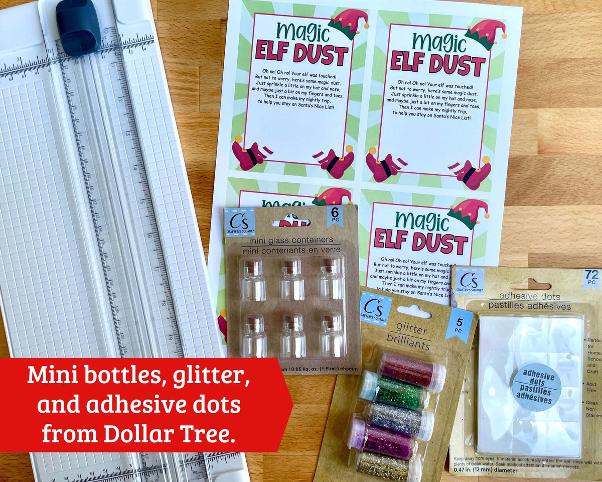 Printable Magic Elf Dust DIY Glitter Elf Dust PDF The Savvy Sparrow