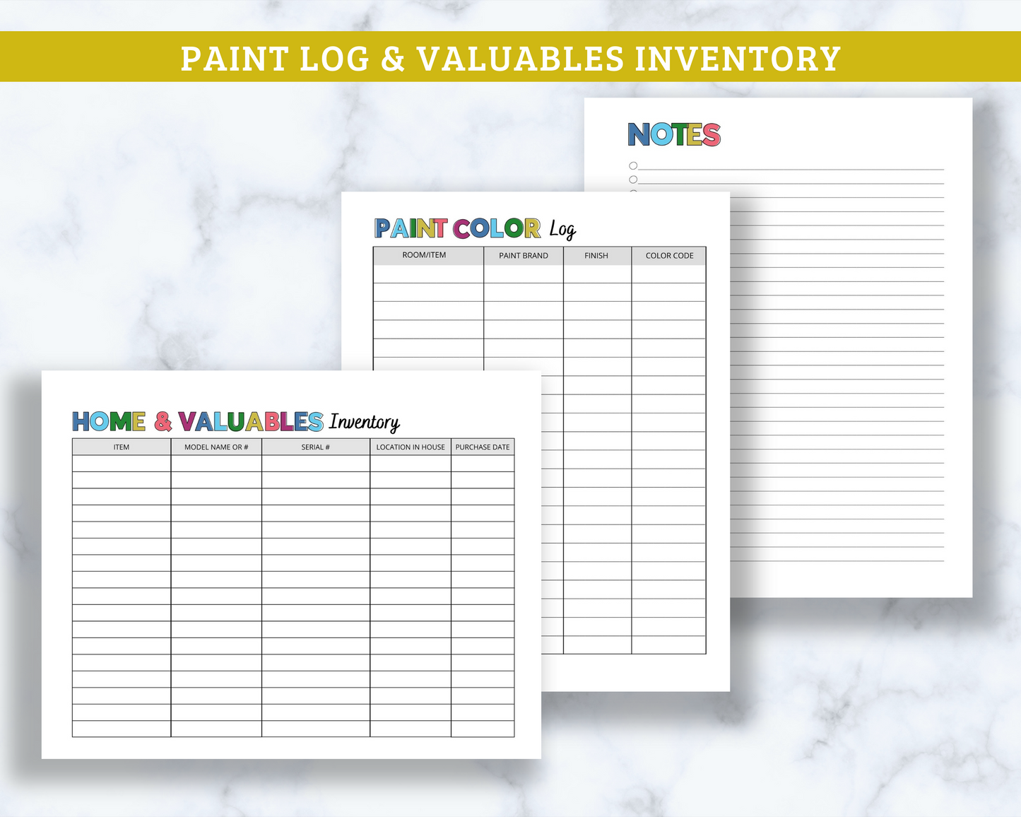 Home Maintenance Binder version 2.0 - 18 Page PDF Download