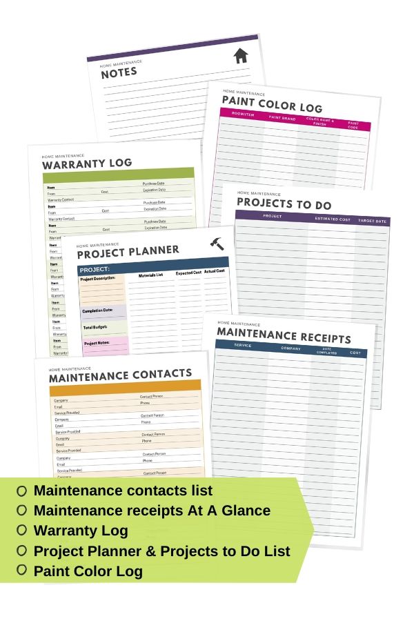 The ULTIMATE Home Maintenance Planner - Instant Download