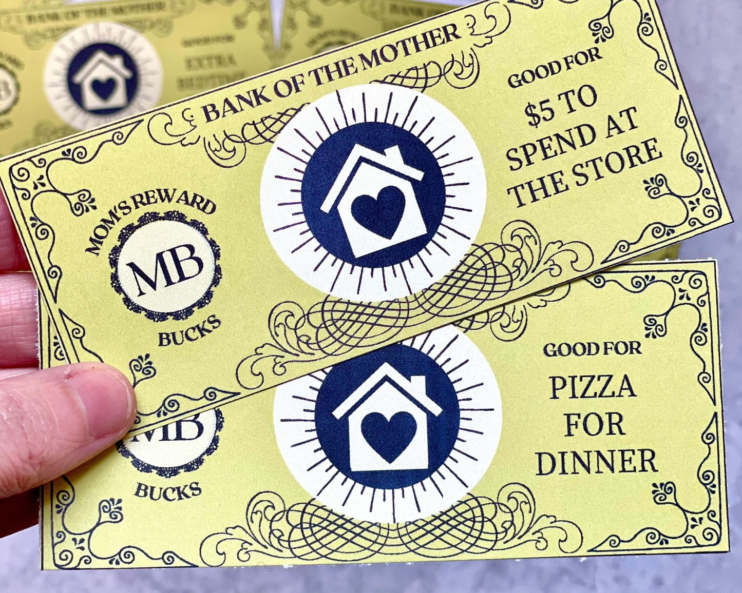 Mom Bucks - 36 Reward Coupons for Kids