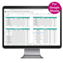Load image into Gallery viewer, The Master Money Tracker - Budget Spreadsheet for Google Sheets