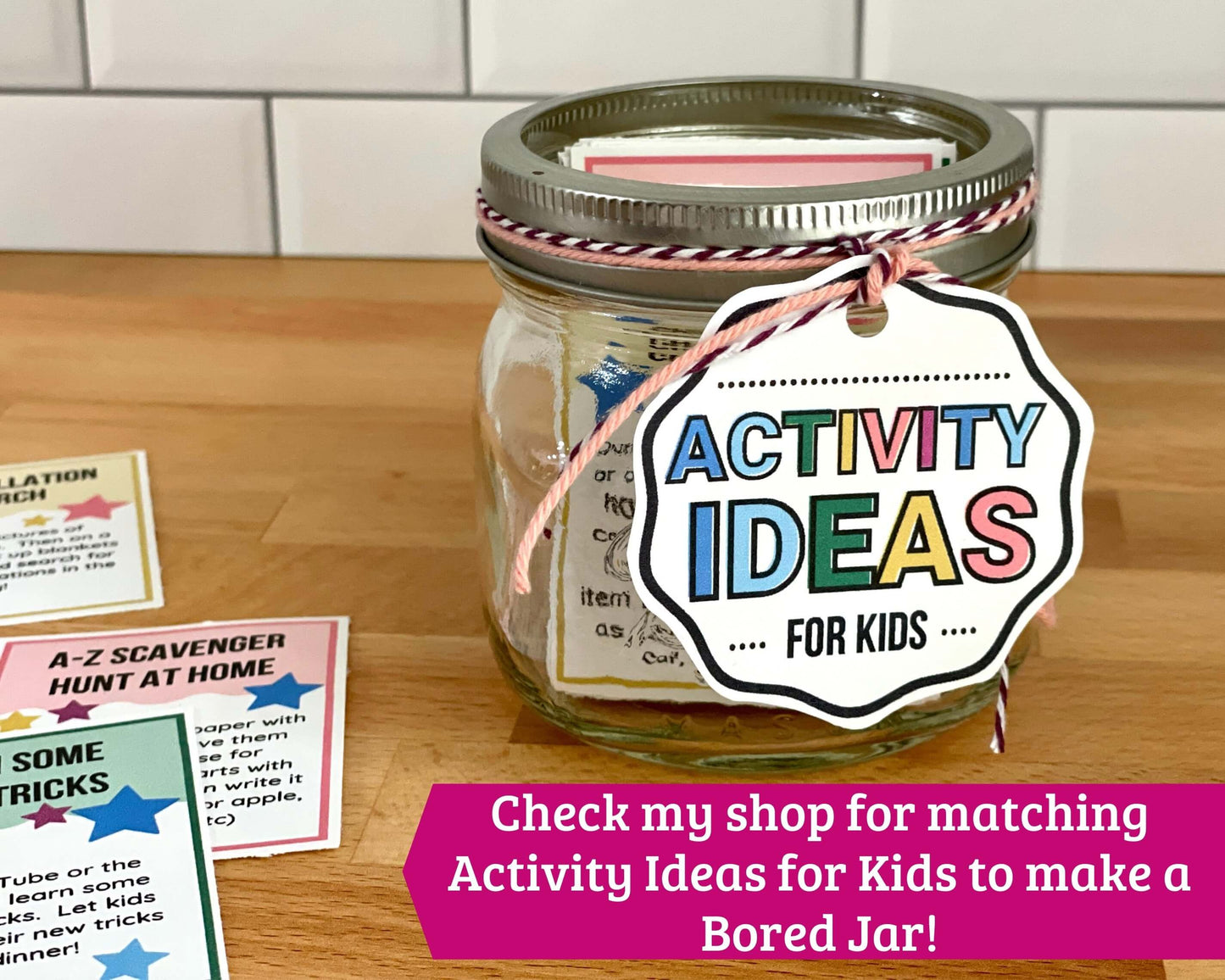 Gratitude Jar Printables for Kids - 6 Page PDF Download