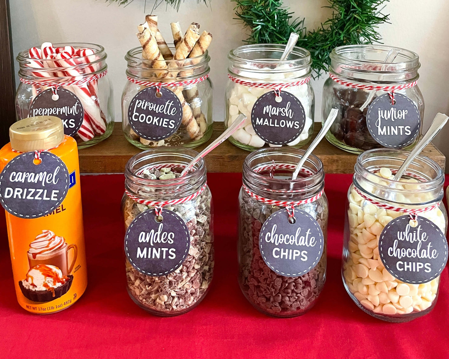 Hot Cocoa Bar Labels - 38 Different Printable Labels!