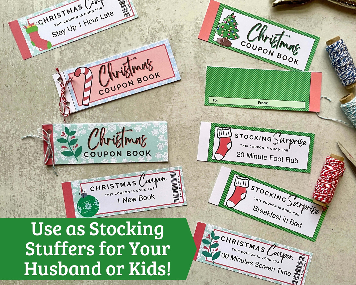 Christmas Coupon Book Templates - 3 Designs!