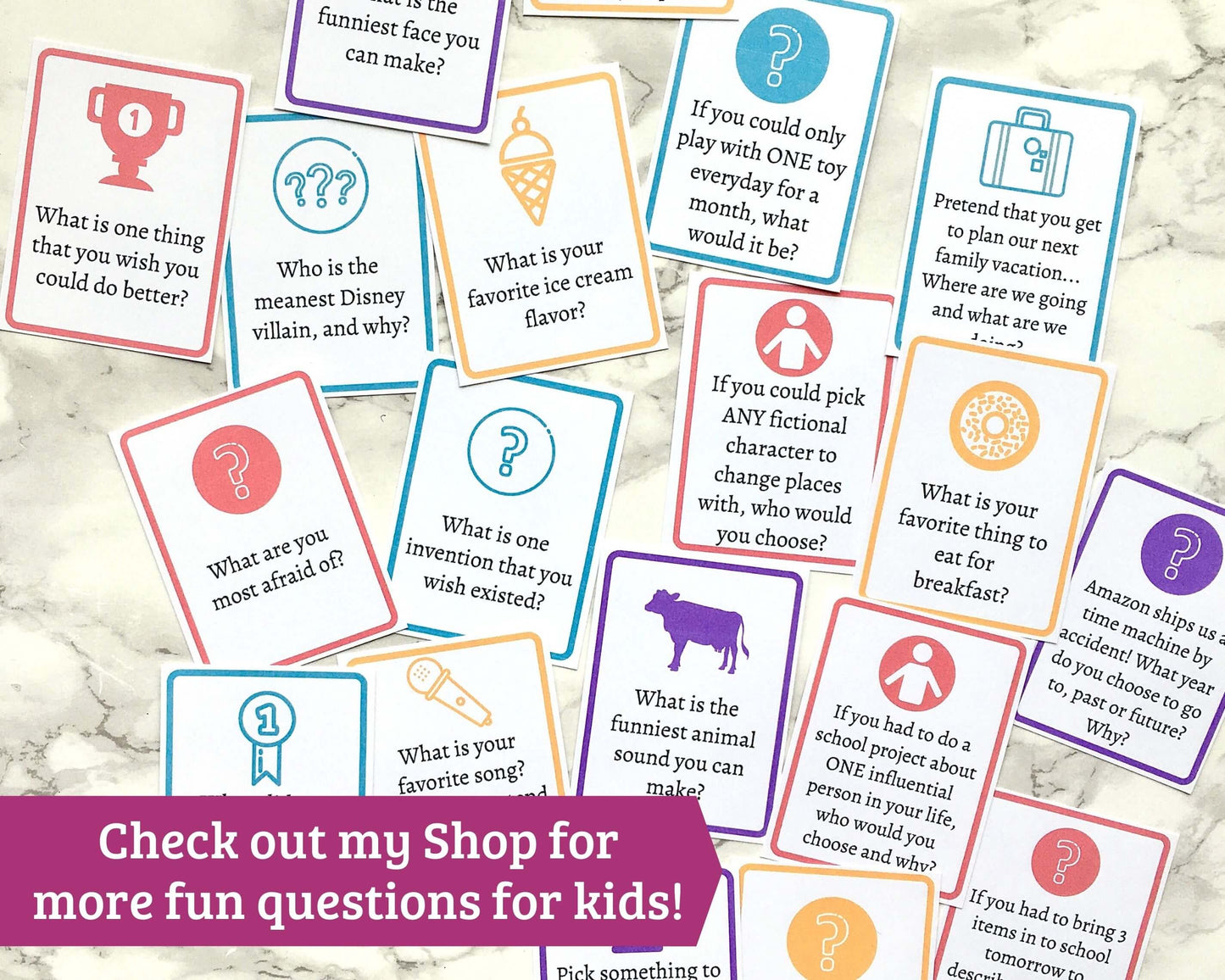 "Would You Rather" Questions for Kids - 117 Printable Cards!