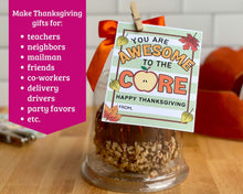 Load image into Gallery viewer, Thanksgiving Caramel Apple Gift Tags