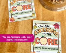 Load image into Gallery viewer, Thanksgiving Caramel Apple Gift Tags