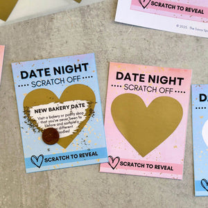 DIY Date Night Scratch Off Cards - PDF Download