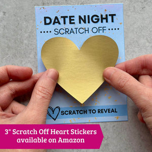 DIY Date Night Scratch Off Cards - PDF Download