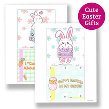 Load image into Gallery viewer, Easter Chocolate Bar Wrappers Printable – 4 Designs – Instant Download PDF