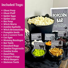 Load image into Gallery viewer, Halloween Popcorn Bar Signs