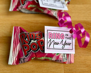 Ring in the New Year Party Favor Tags