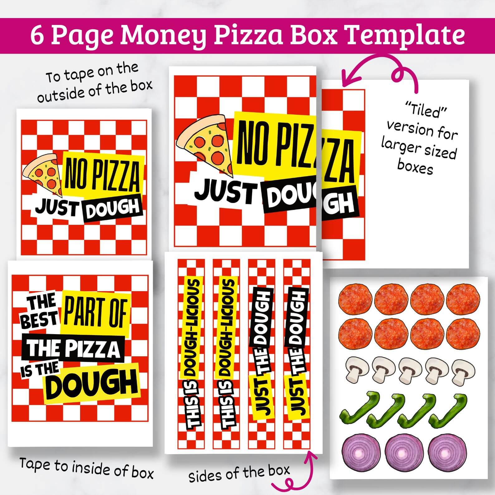 printable-pizza-box-money-gift-template-cash-gift-ideas-the-savvy-sparrow for Free Printable Pizza Box Template Printable Pizza Box Money Gift Template - Cash Gift Ideas! – The Savvy Sparrow for Free Printable Pizza Box Template