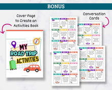 Load image into Gallery viewer, Road Trip Games for Kids — Printable Activity Bundle (20+ Pages)