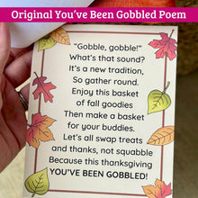 Load image into Gallery viewer, You've Been Gobbled Printable Tags for Thanksgiving