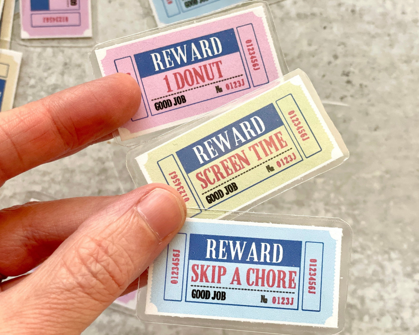 Reward Ticket System for Kids - 5 Page PDF Download