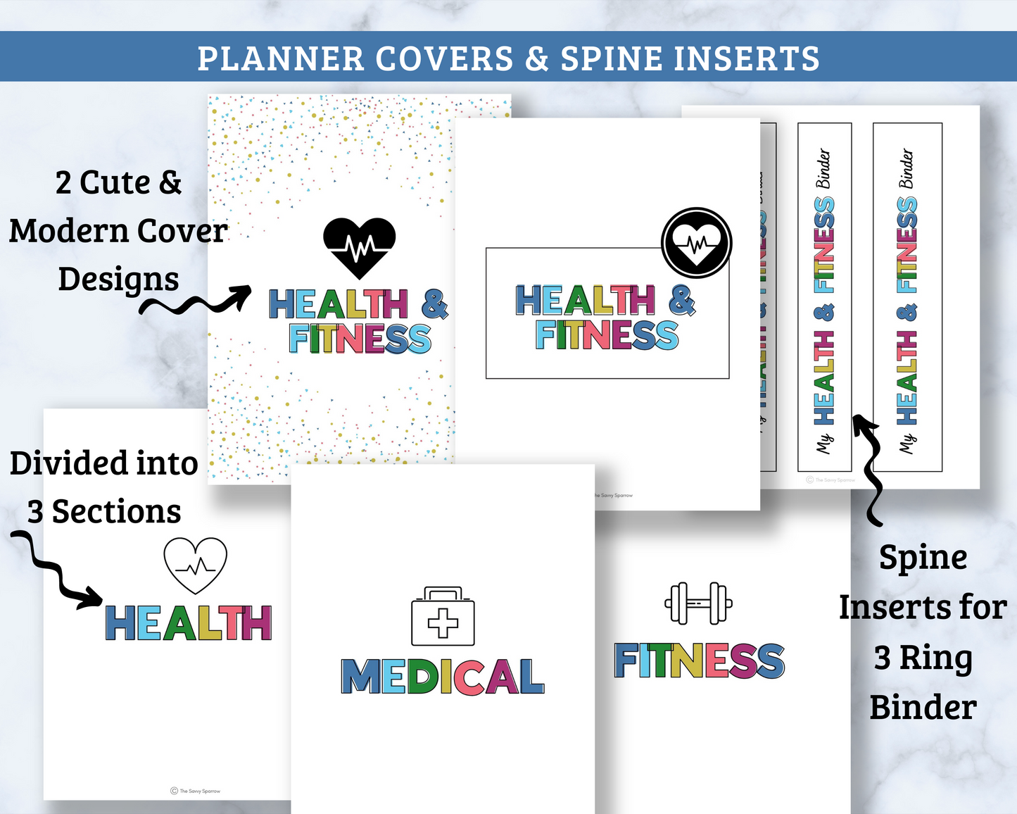 Health & Fitness Binder - 36 Page PDF Download