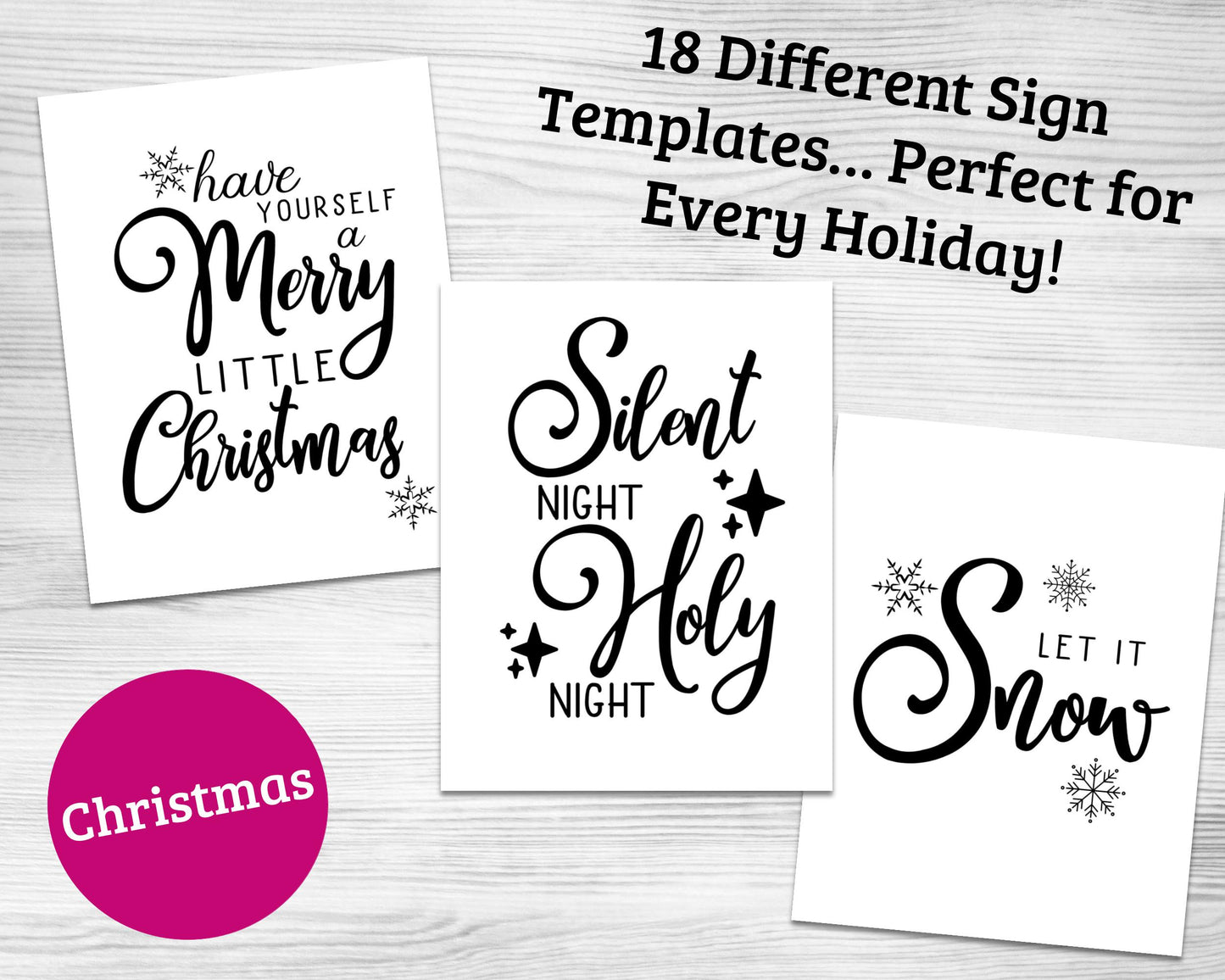 **BEST VALUE** DIY Sign Template Bundle - 18 Sign Templates!