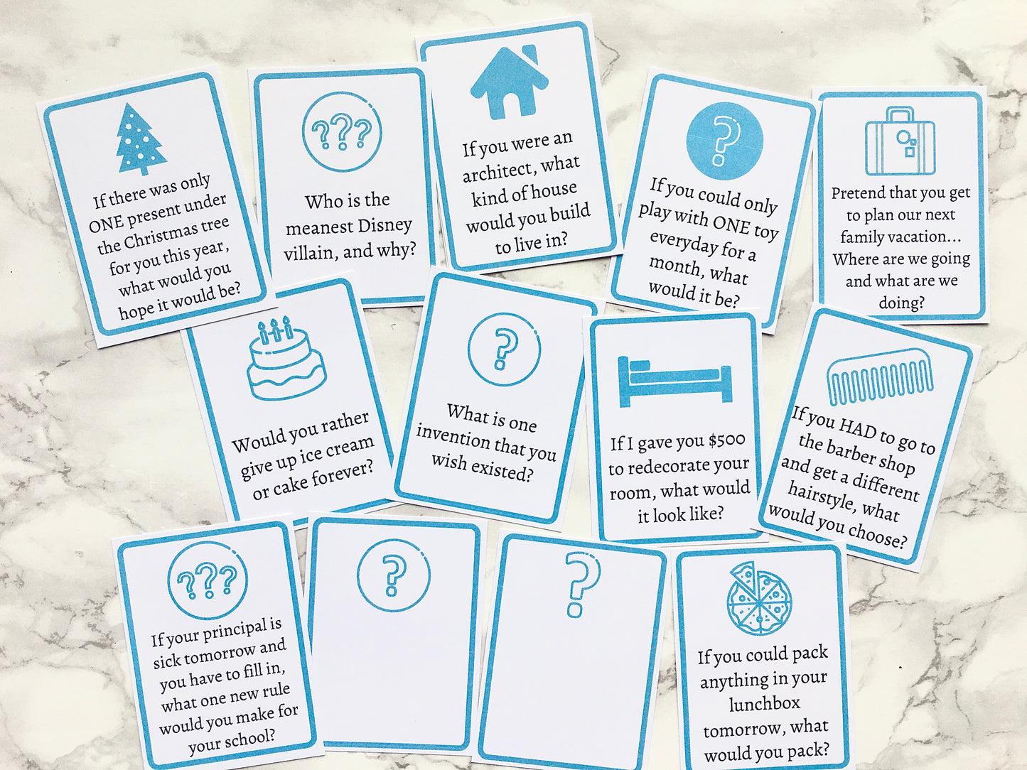 Questions to Ask Kids - Printable Cards to Get Your Kids Talking