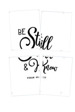 Load image into Gallery viewer, &quot;Be Still and Know&quot; DIY Sign Template
