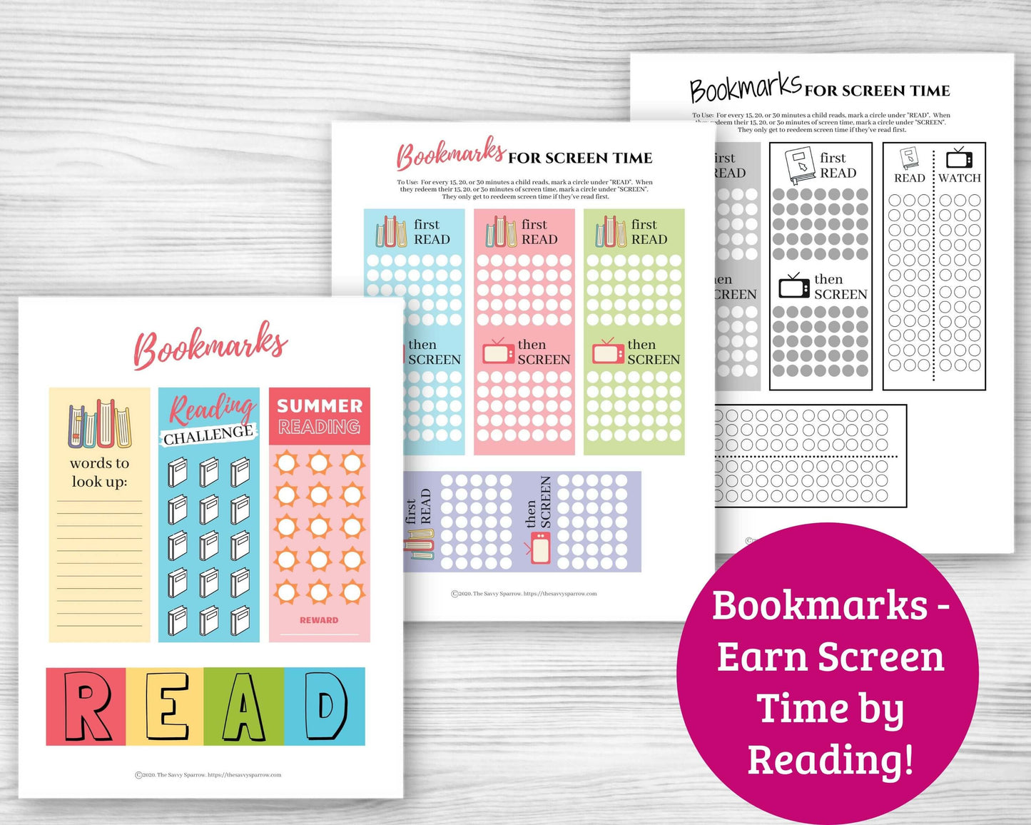 Kids' Reading Bundle - 21 Page PDF File