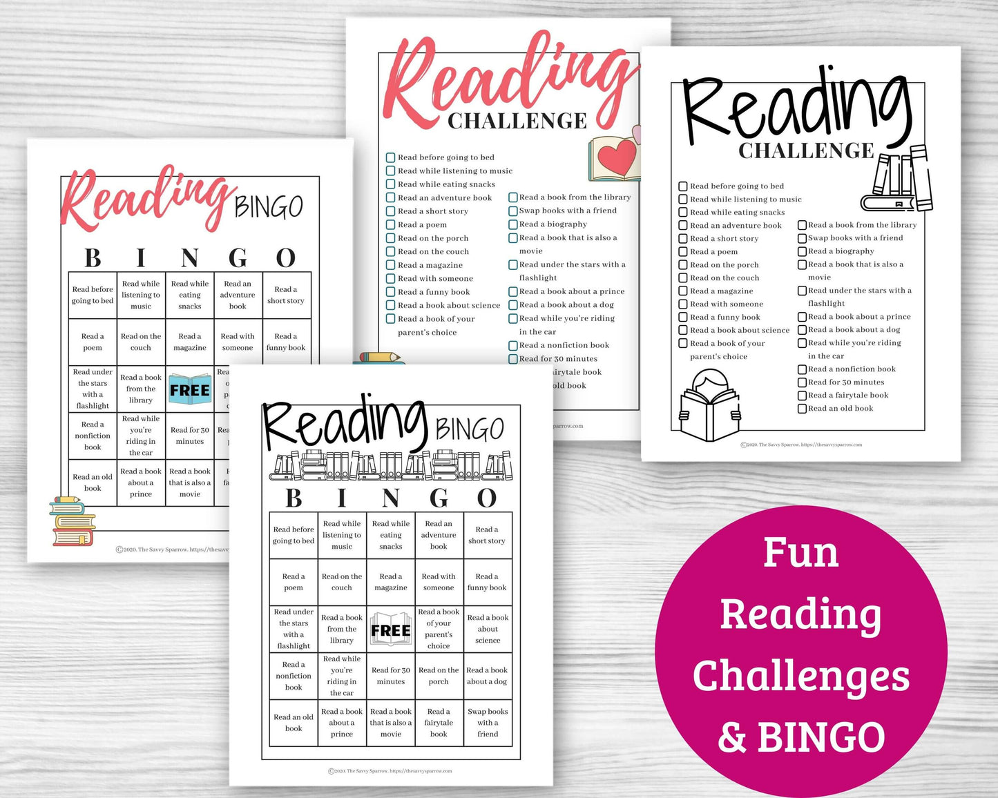 Kids' Reading Bundle - 21 Page PDF File
