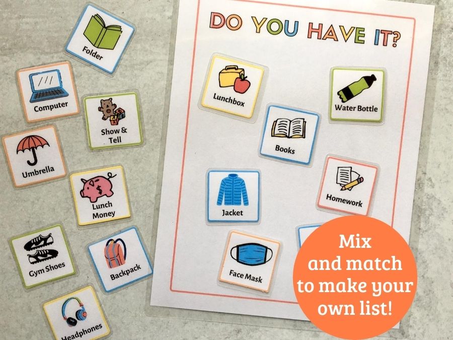 Kids Ready for School Checklist - Digital Download