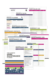 The ULTIMATE Home Maintenance Planner - Instant Download