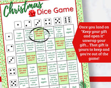Load image into Gallery viewer, Christmas Dice Game - Fun Gift Exchange Game!