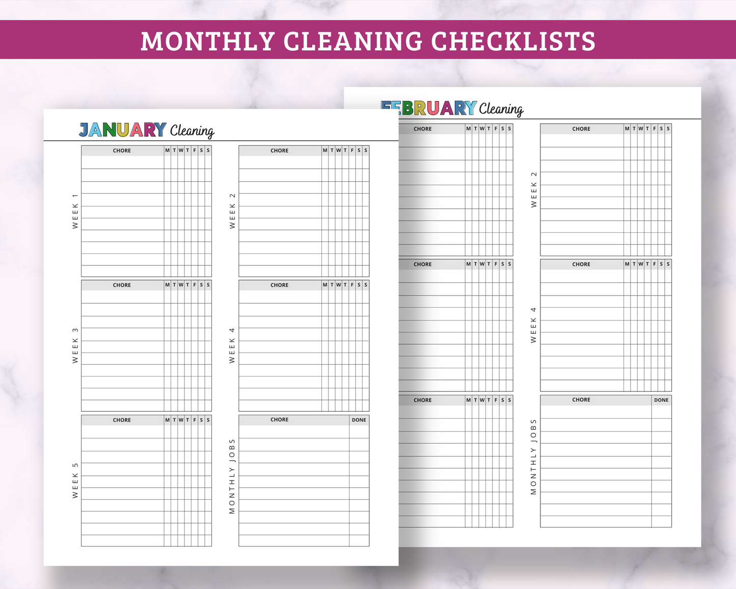 Cleaning Binder - 30 Page PDF Download