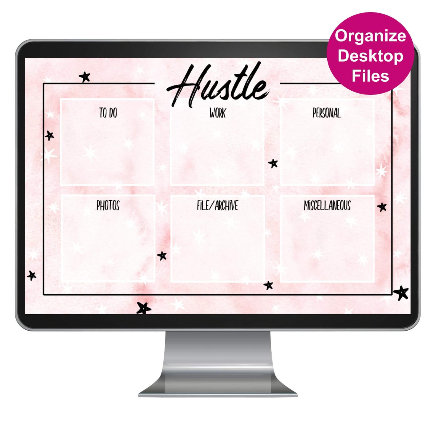 Computer Desktop Wallpaper - "Hustle" - Digital Download
