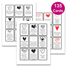 Load image into Gallery viewer, Conversation Cards for Couples - 135 Printable Cards