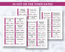 Load image into Gallery viewer, Date Night Idea Cards - 94 Printable Cards