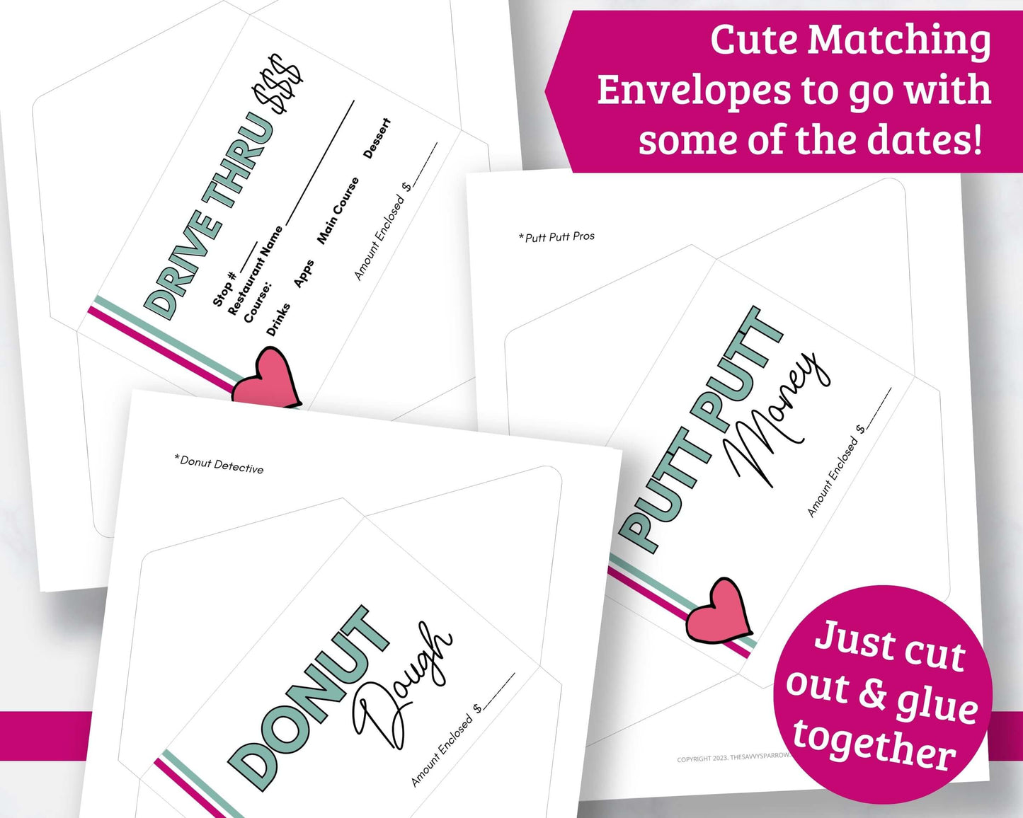 Year of Dates - Date Night Gift Basket Printables