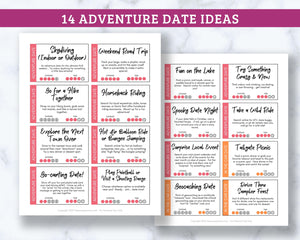 Date Night Idea Cards - 94 Printable Cards