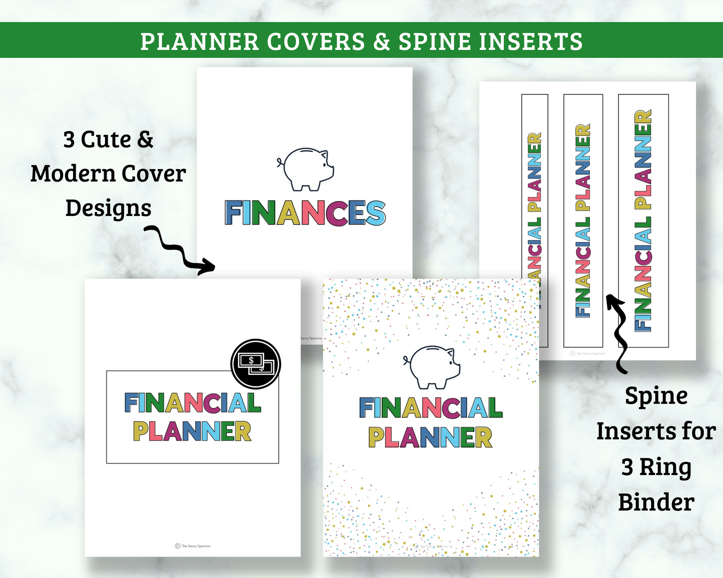 Finances and Budget Binder - 35 Page PDF Download