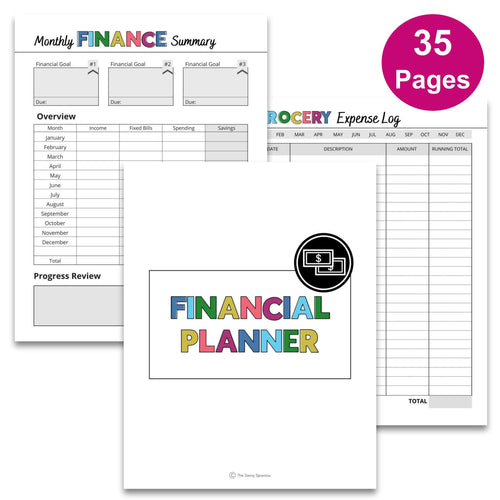Finances and Budget Binder - 35 Page PDF Download