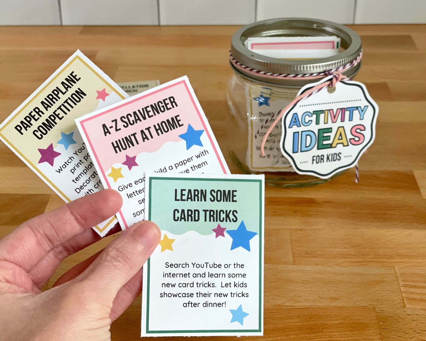 Activity Idea Cards for Kids - 81 Activities