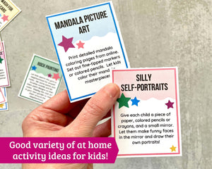 Activity Idea Cards for Kids - 81 Activities