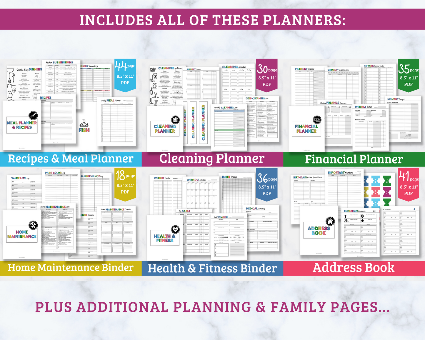 Happy Home Binder - Ultimate Home Management Binder - 216 Page PDF Download