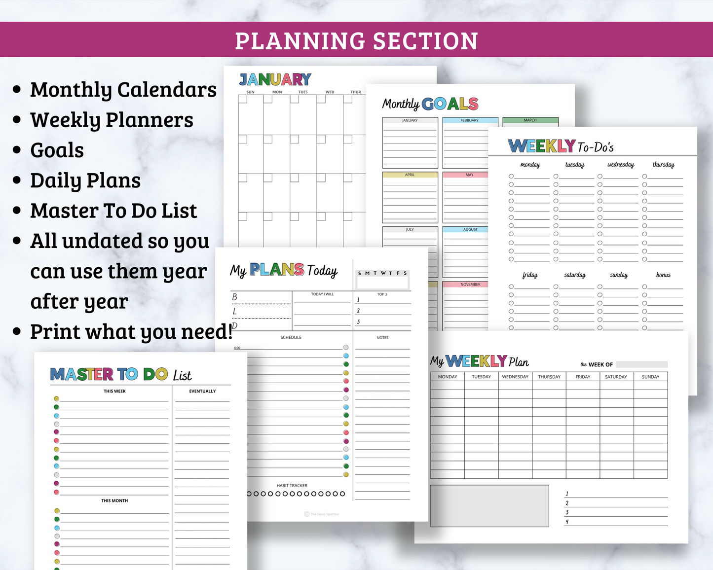 Happy Home Binder - Ultimate Home Management Binder - 216 Page PDF Download