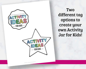 Activity Idea Cards for Kids - 81 Activities