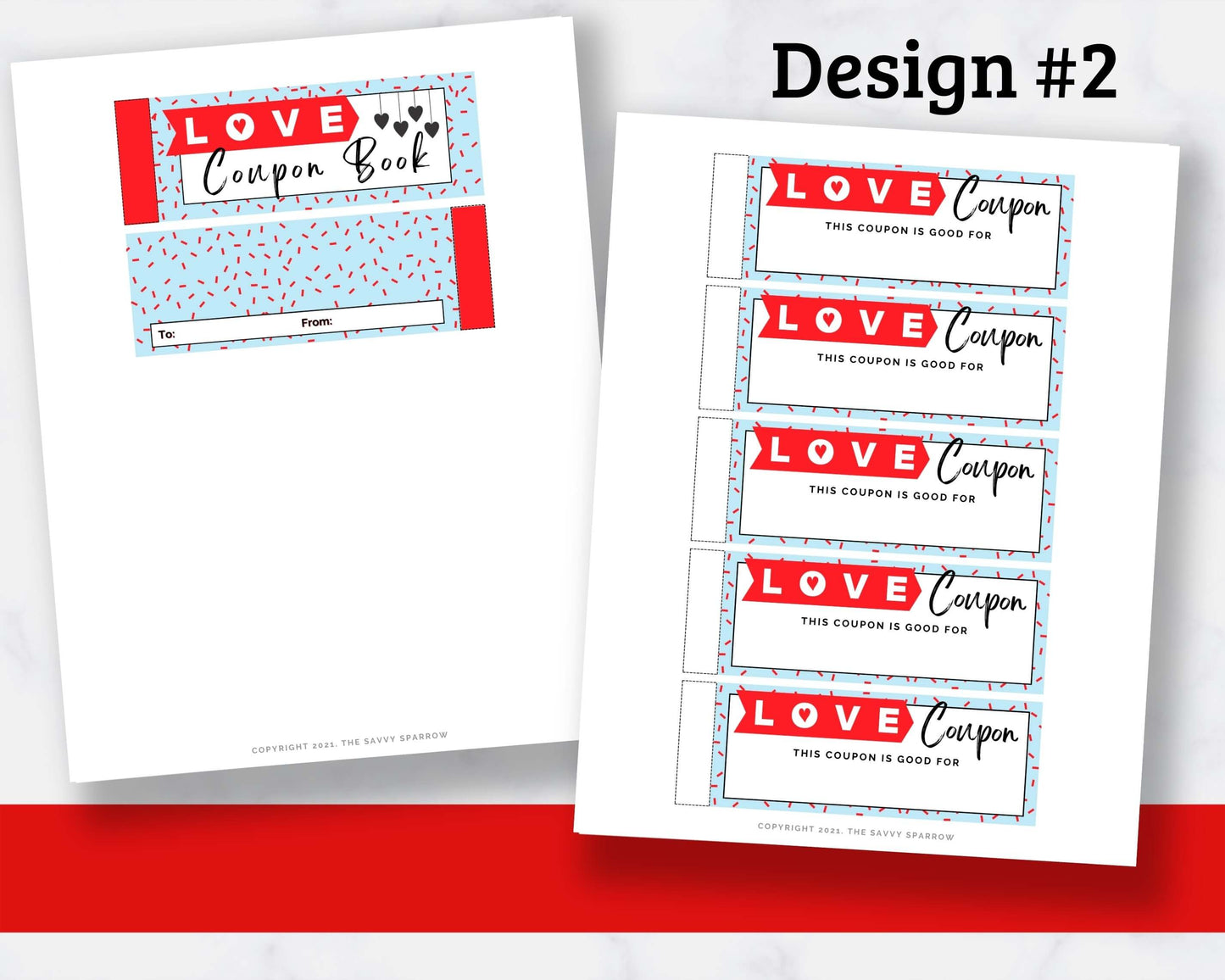 Love Coupon Book Templates - 3 Designs!