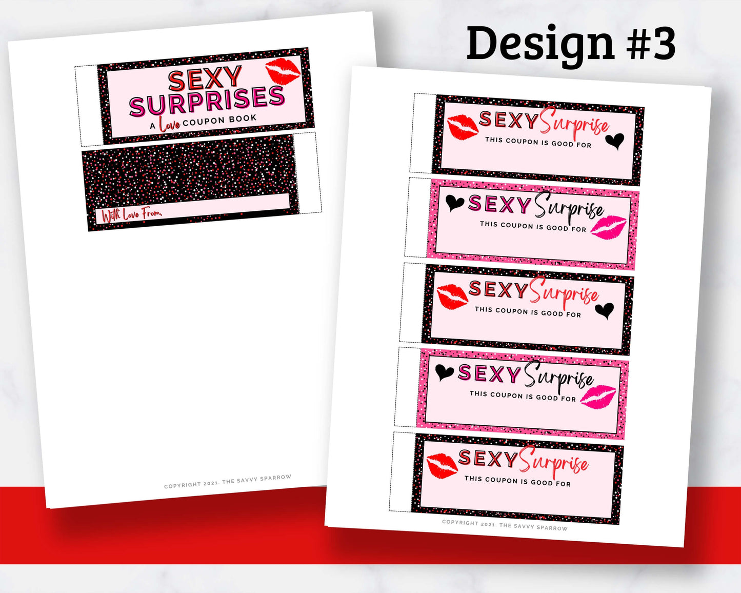 Love Coupon Book Templates - 3 Designs!