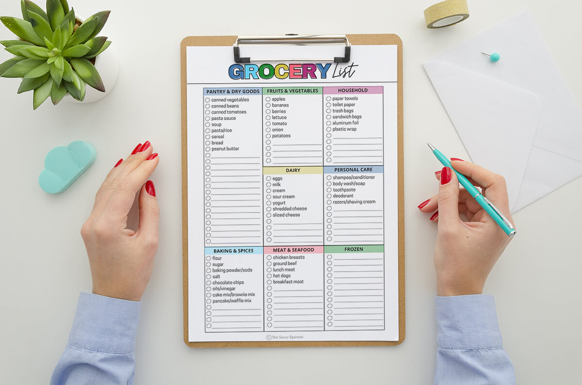 Master Grocery List Template - Printable Editable PDF – The Savvy Sparrow master-grocery-list-template-printable-editable-pdf-the-savvy-sparrow
