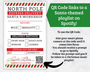 North Pole Shipping Labels - Printable Gift Tags from Santa!
