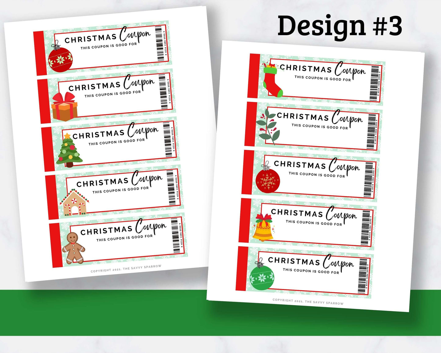Christmas Coupon Book Templates - 3 Designs!