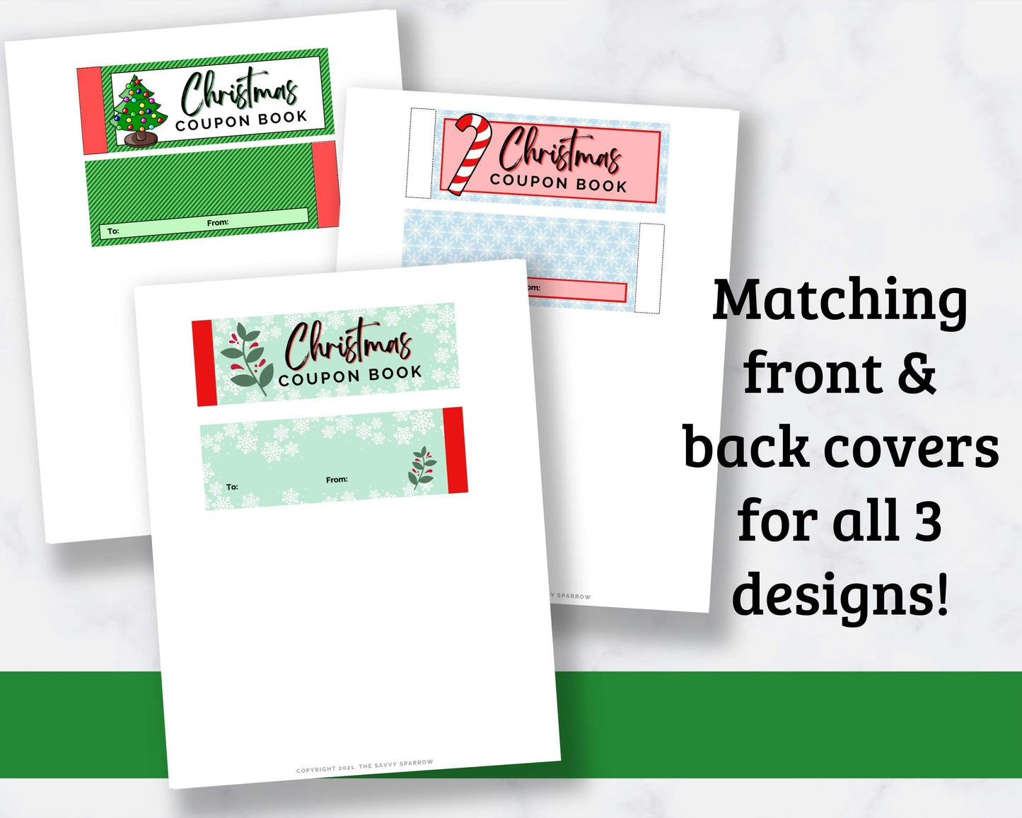 Christmas Coupon Book Templates - 3 Designs!
