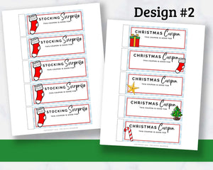 Christmas Coupon Book Templates - 3 Designs!