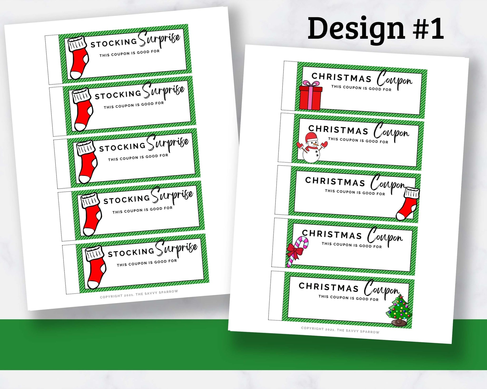 Printable Christmas Coupon Book Templates 3 Cute Designs! The Savvy